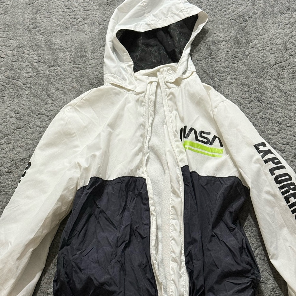 NASA Kids White and Black Jacket